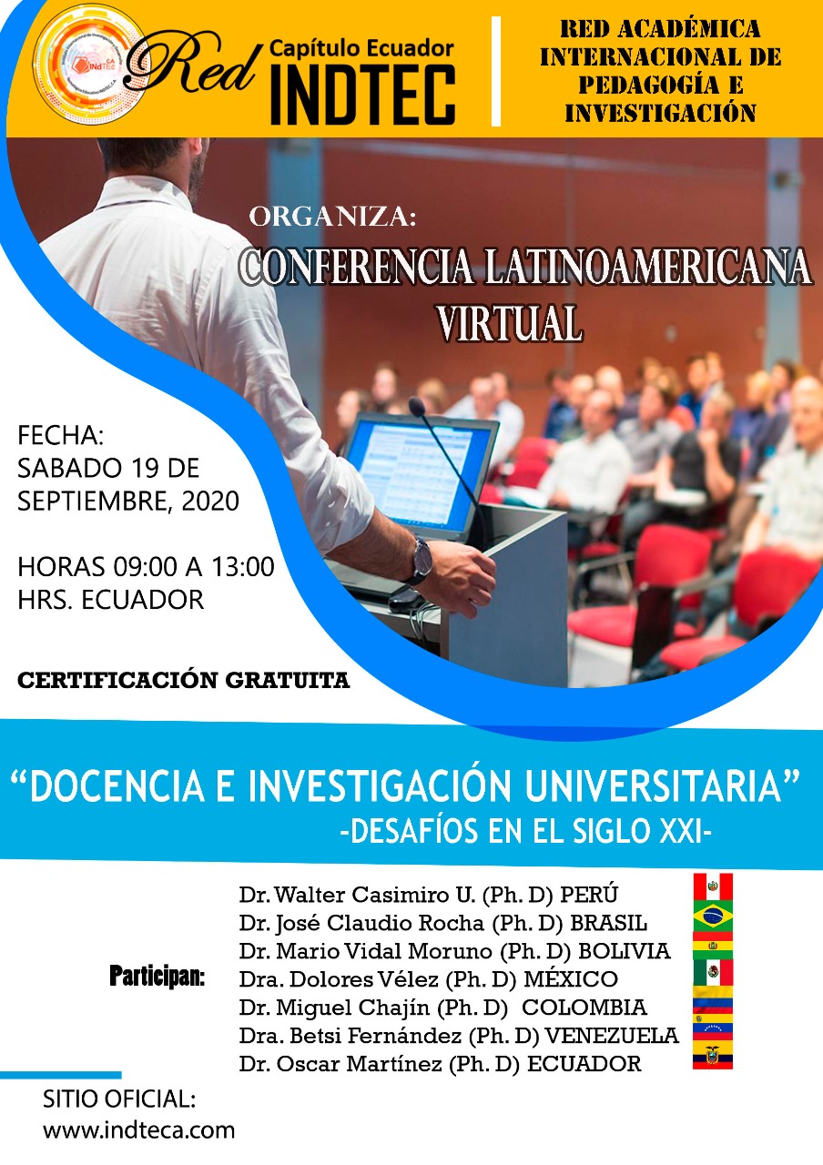 Conferencia virtual Docencia e Investigacion Universitaria: Desafíos en el Siglo XXI